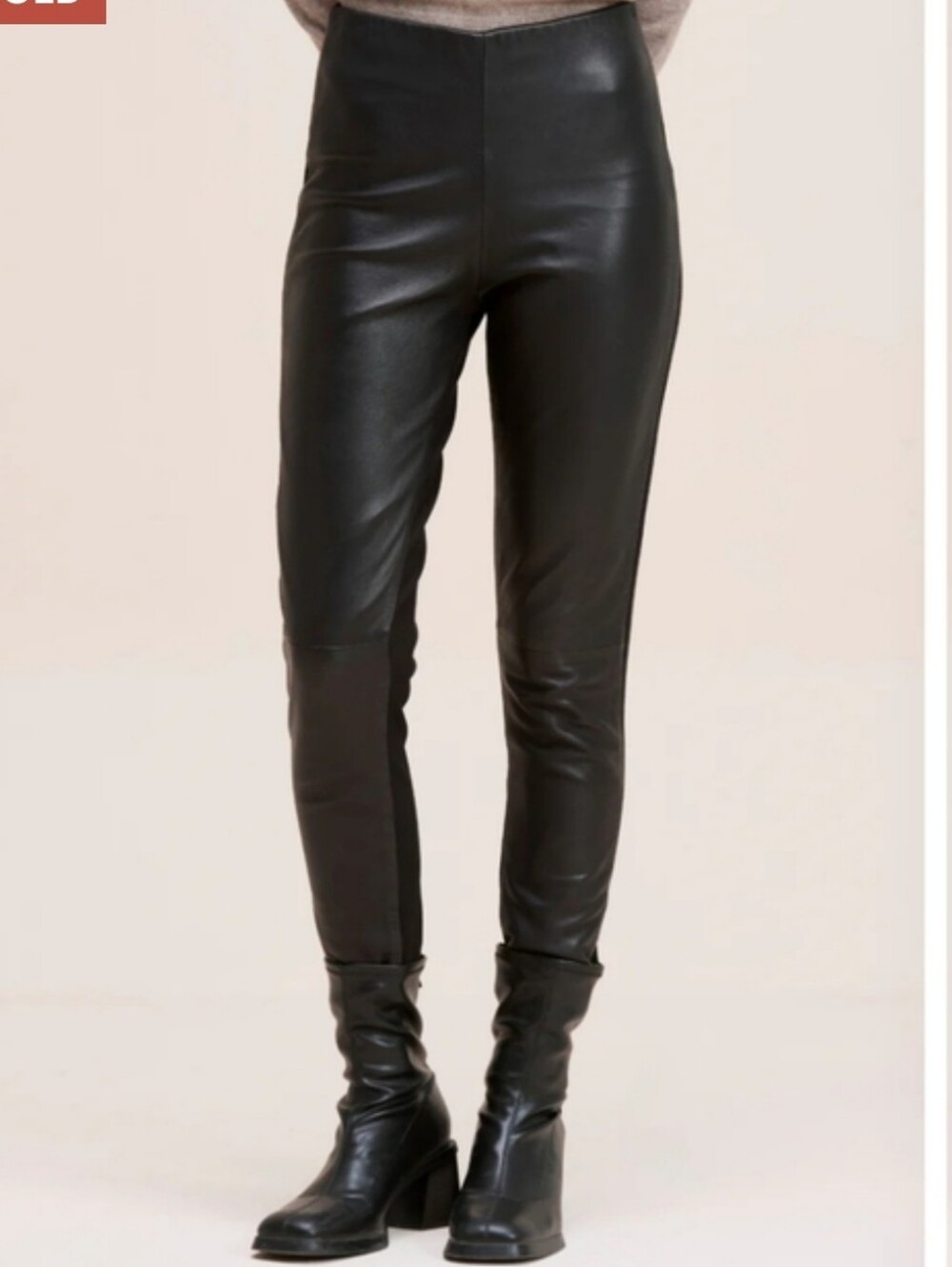 Danier Black Leather Pants